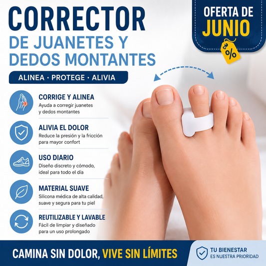 ORTOCLINIC - CORRECTOR DE JUANETES Y DEDOS MONTANTES